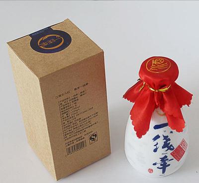 女儿红一线牵黄酒甜黄酒 十五年普通盒装250ml 糯米黄酒